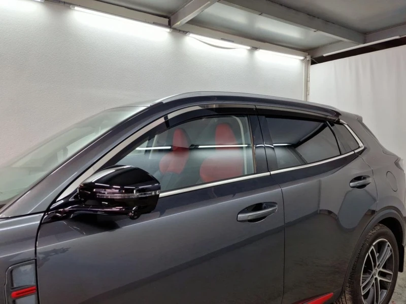 Дефлекторы окон с хром накладками 2D 6 шт для Changan CS55PLUS I Рестайлинг Хром Стрелка 11 2D124-6C.S11