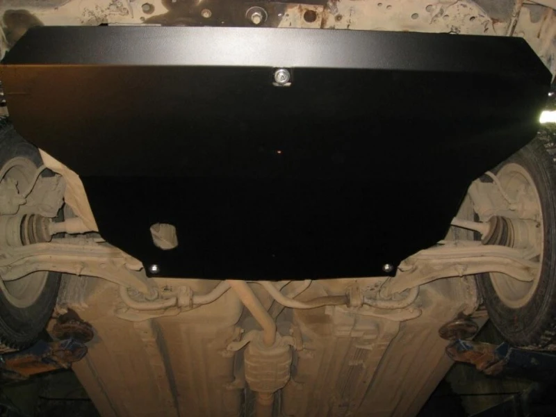 Защита картера и КПП для Nissan Almera I (N15) Черный Alfeco ALF1502ST