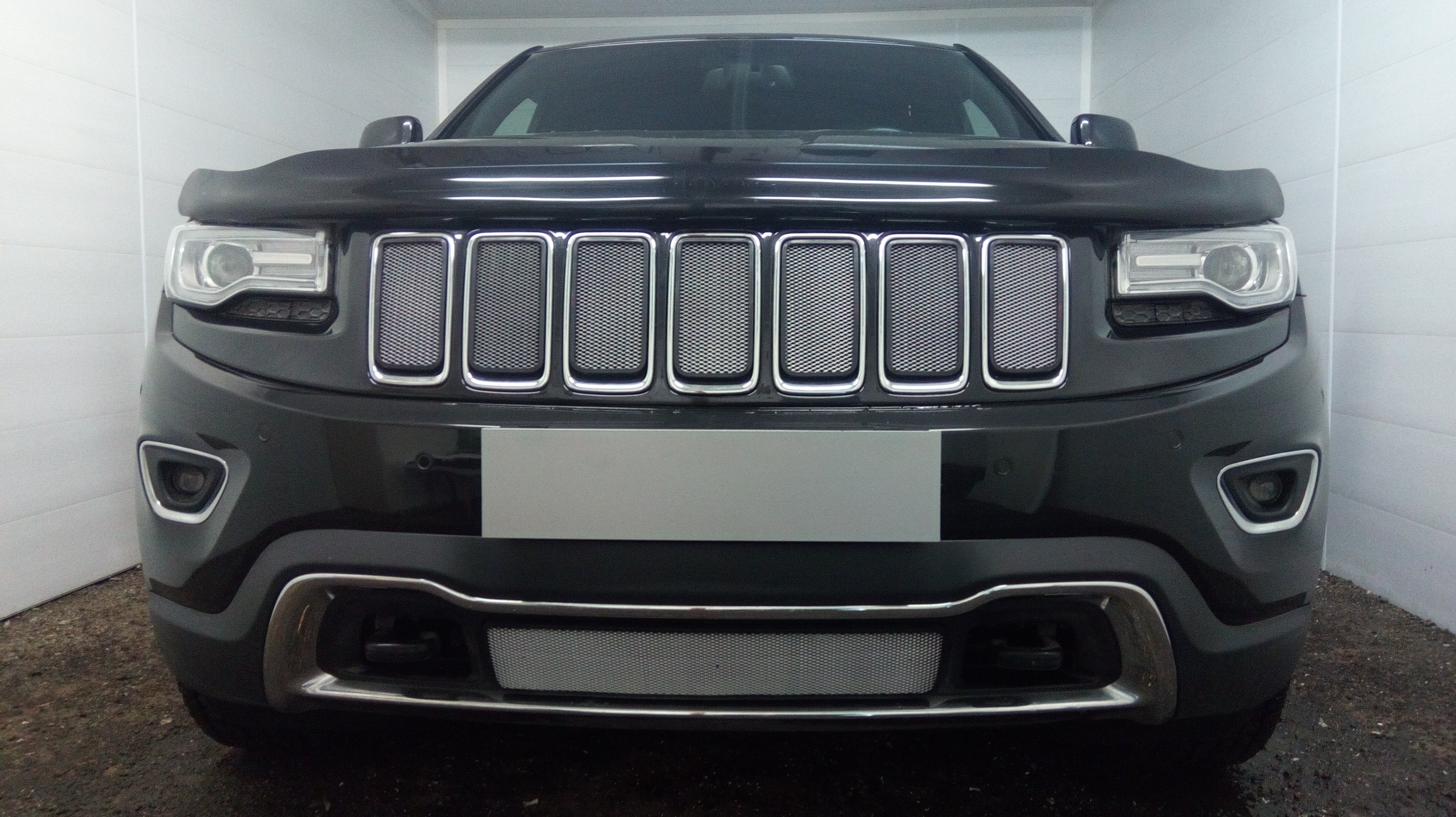 Защитная сетка радиатора низ для Jeep Grand Cherokee IV (WK2) Рестайлинг