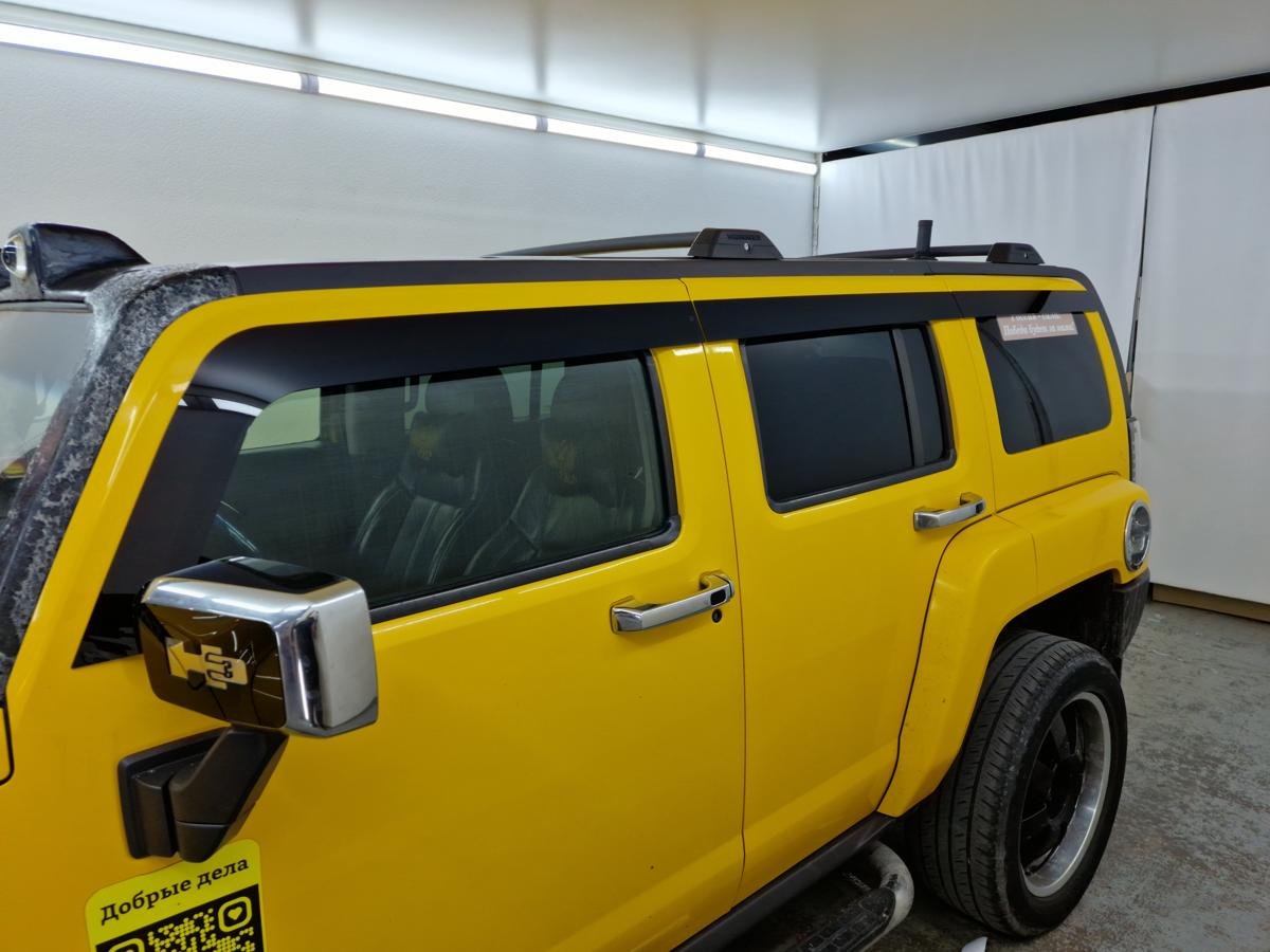 Дефлекторы окон 2D 6 шт. для Hummer H3