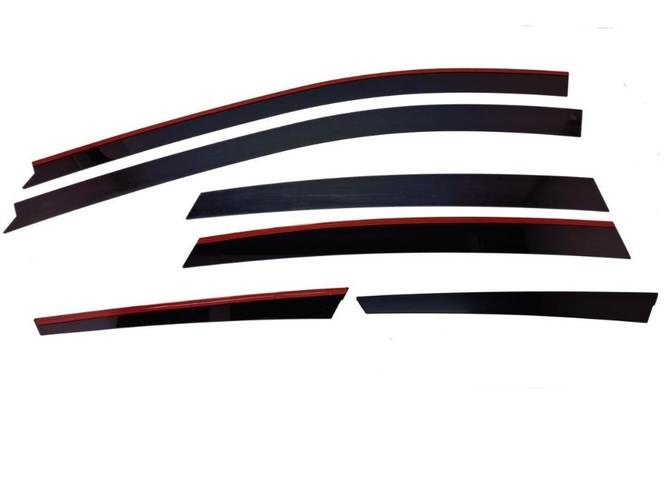 Дефлекторы окон 2D 6 шт. для FAW Besturn X80 I Рестайлинг