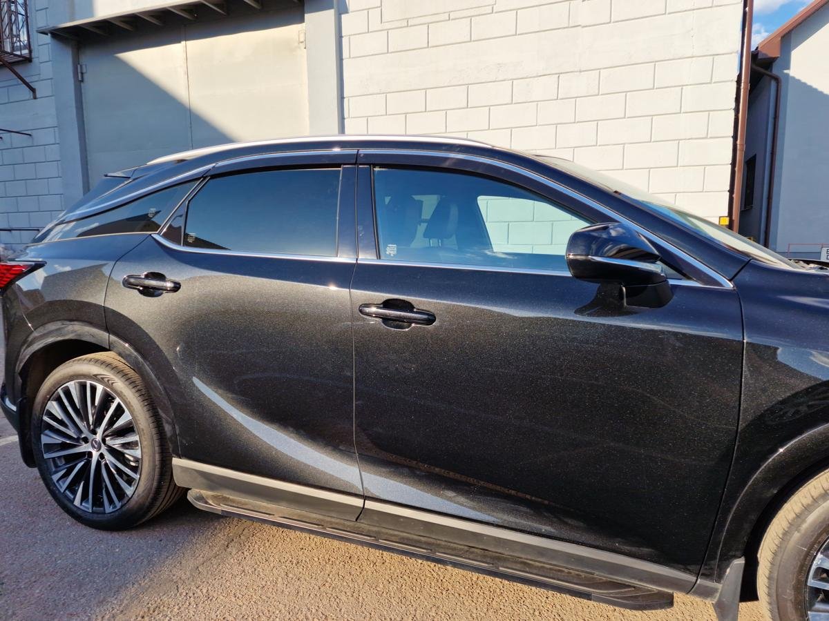 Дефлекторы окон с хром накладками 2D 6 шт для Lexus RX V