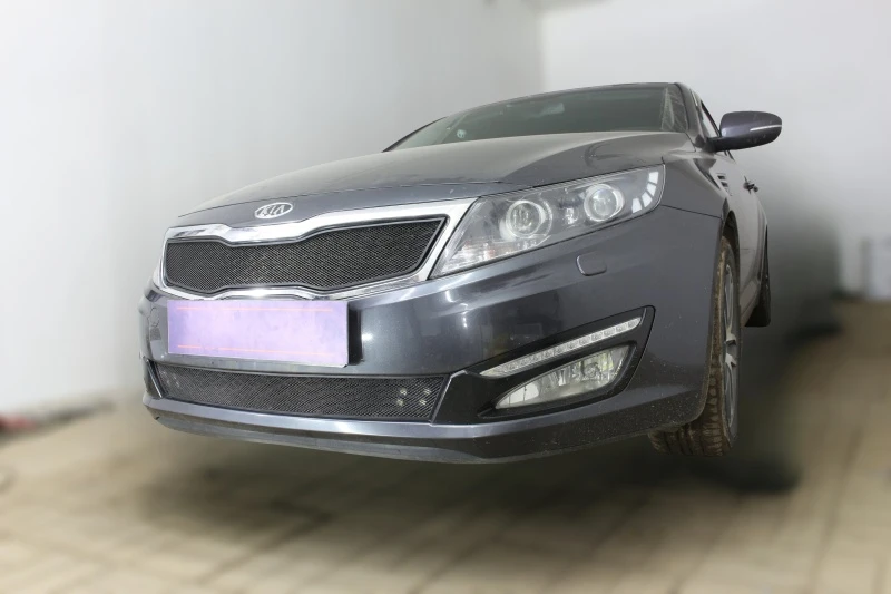 Комплект сеток black верх и низ для Kia Optima III Черный Стрелка 11 KOP10.top.black-KOP10.bot.black