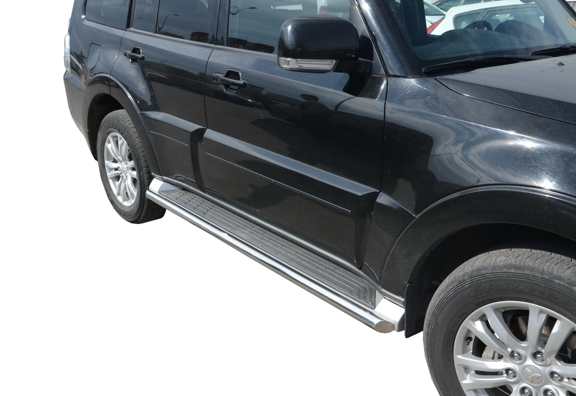 Пороги труба d53 мм для Mitsubishi Pajero IV  Юко MSP4.06.30-1