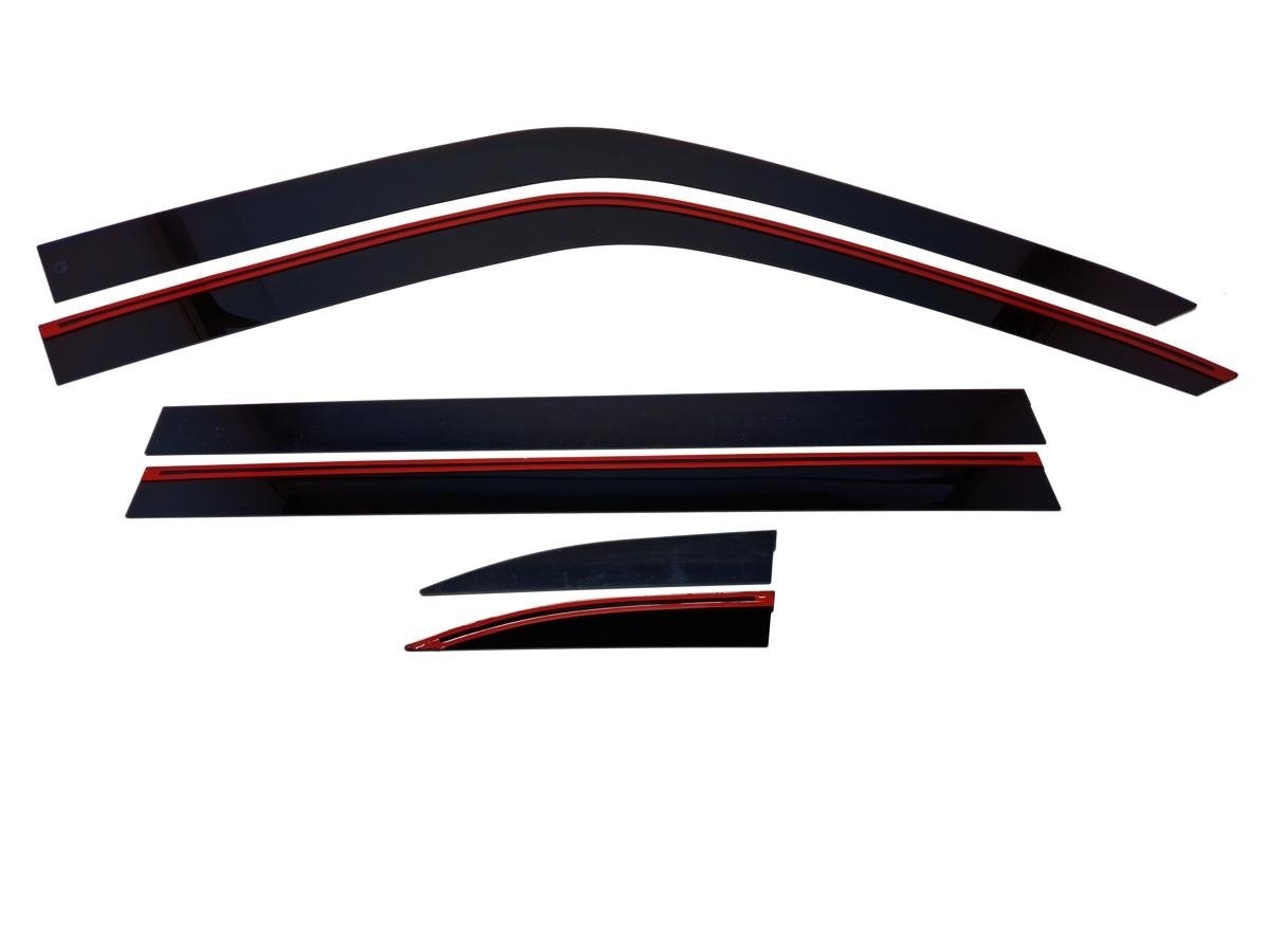 Дефлекторы окон 2D 6 шт для Haval Dargo