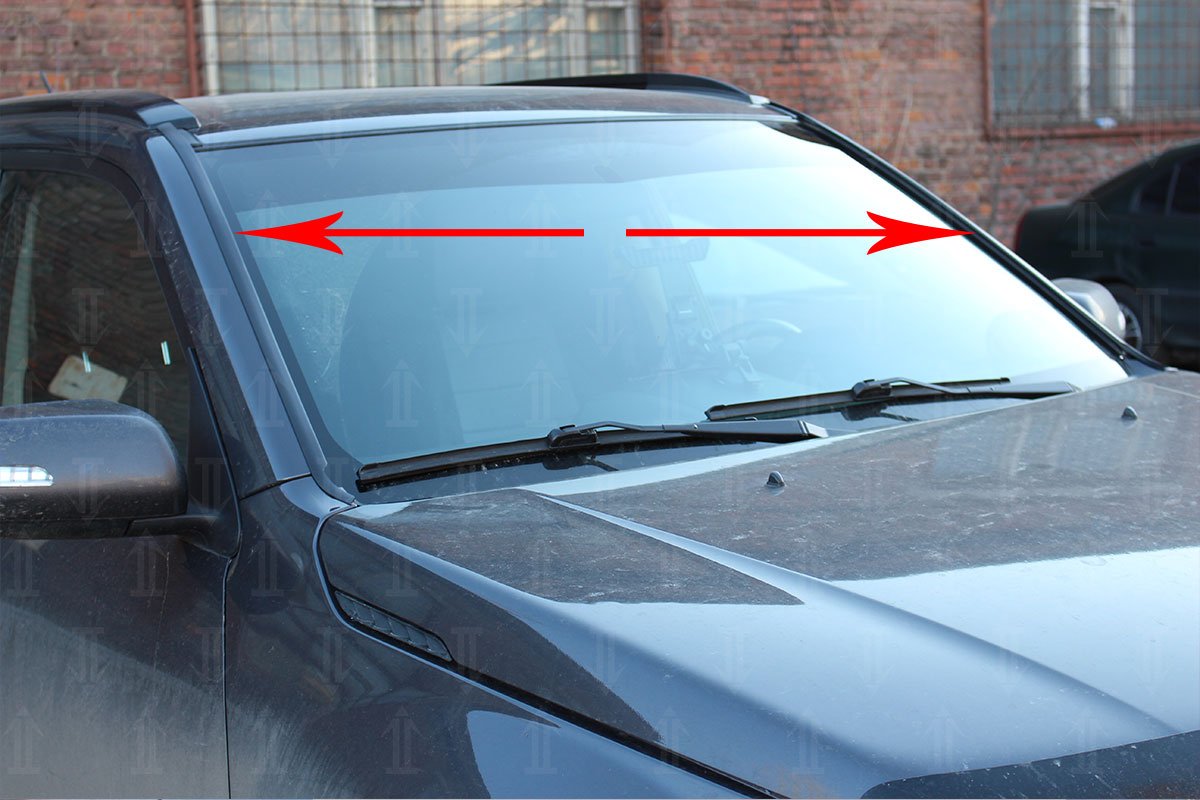 Дефлектор (водосток) лобового стекла для Suzuki Grand Vitara III Рестайлинг 2