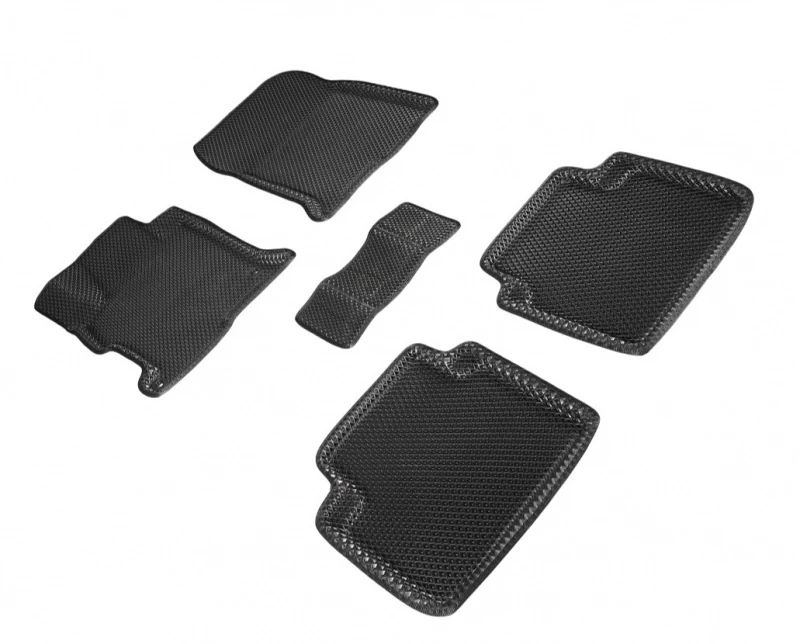 Коврики 3D EVA "РОМБ" для салона для Honda Accord IX Черный Seintex 95293