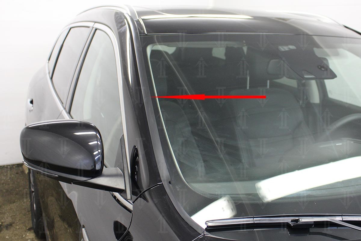 Дефлектор (водосток) лобового стекла для Renault Koleos II