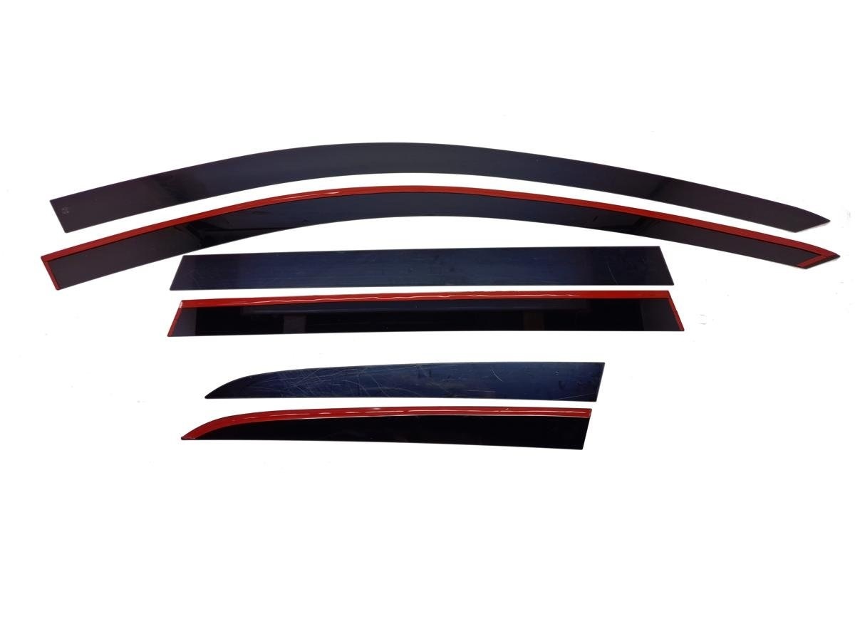 Дефлекторы окон 2D 6 шт. для Volvo V60 II