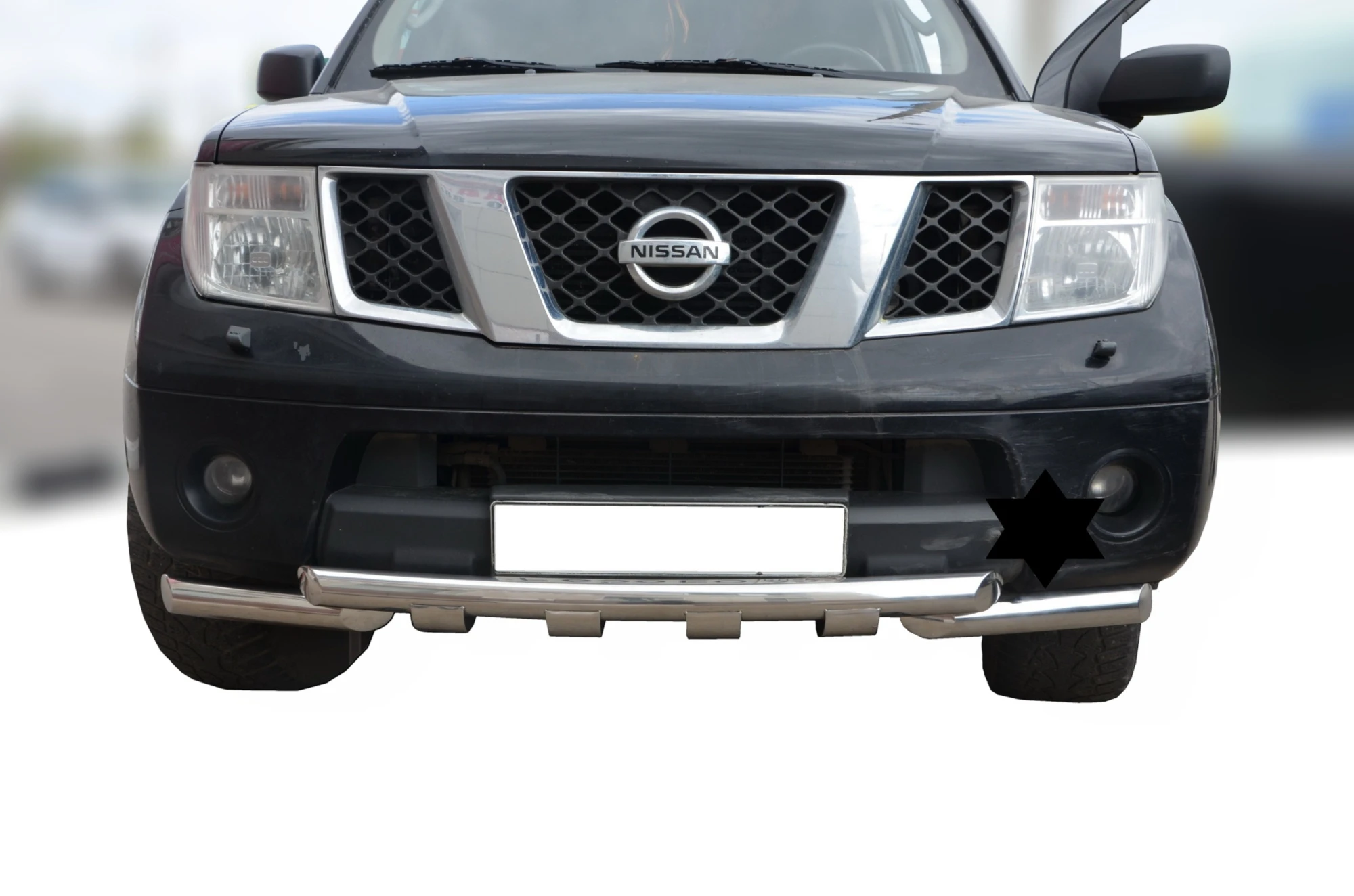 Защита переднего бампера G d60/60 мм для Nissan Pathfinder III  Юко NPF.04.05