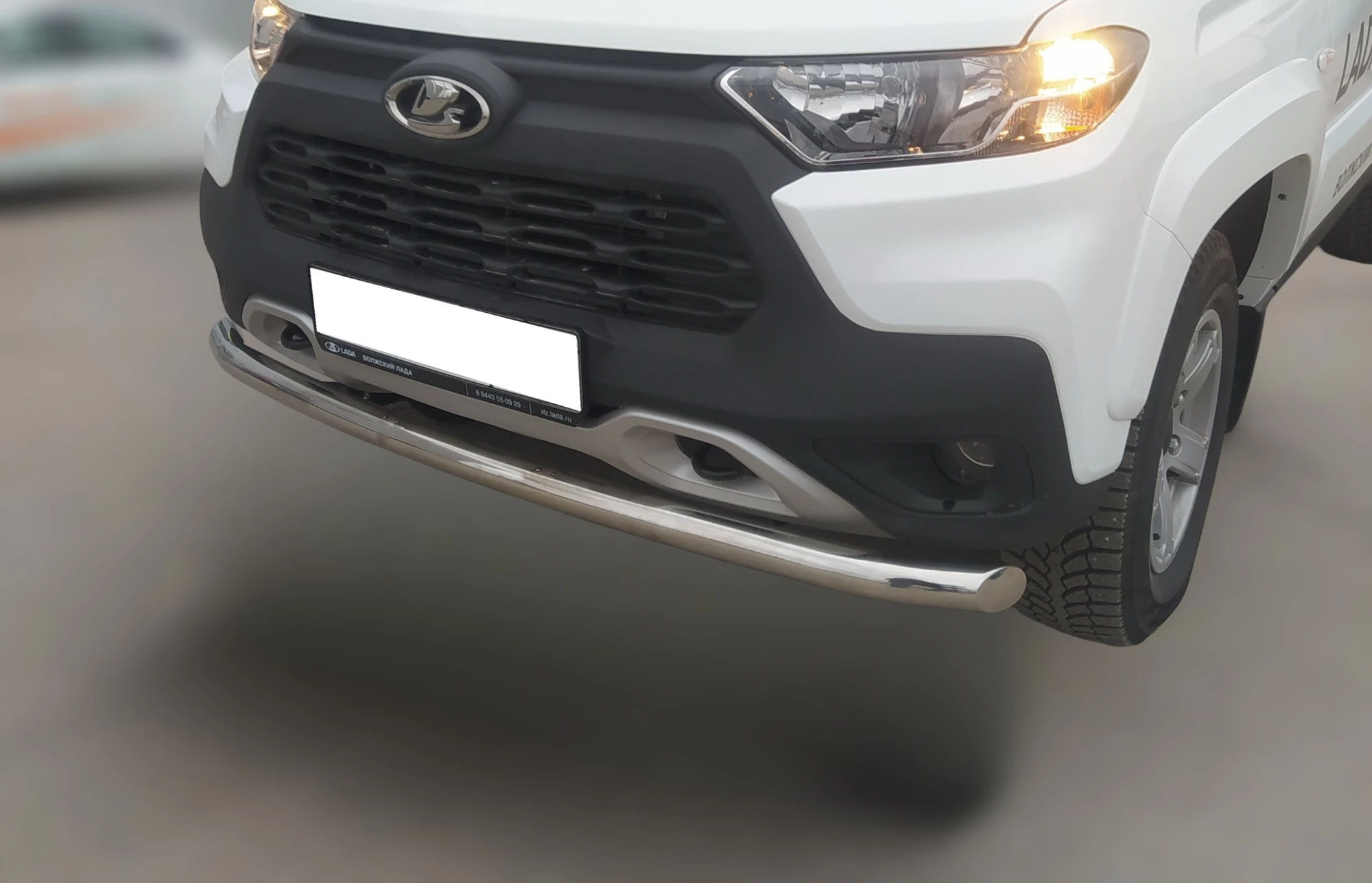 Защита переднего бампера d60 мм для LADA (ВАЗ) Niva I Рестайлинг (Travel)  Юко NVT.21.02