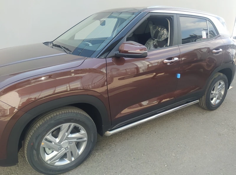 Пороги труба d60 мм для Hyundai Creta II  Юко HYC.21.32