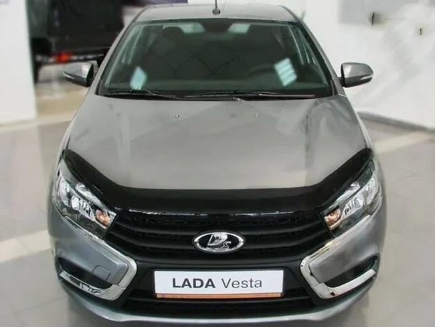 Дефлектор капота темный для LADA (ВАЗ) Vesta I