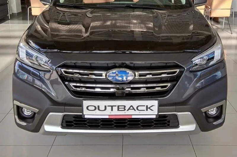 Дефлектор капота темный для Subaru Outback VI Рестайлинг  SIM NLD.SSUOUT2012