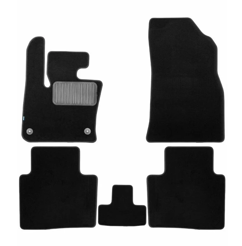 Коврики в салон текстиль Klever Premium 5 шт для Geely Monjaro I Рестайлинг Черный Klever KLEVER05.A71830.110kh