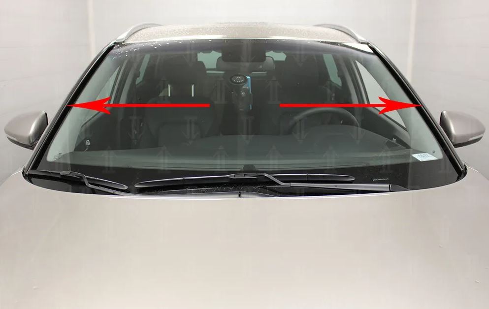 Дефлектор (водосток) лобового стекла для Hyundai Tucson I