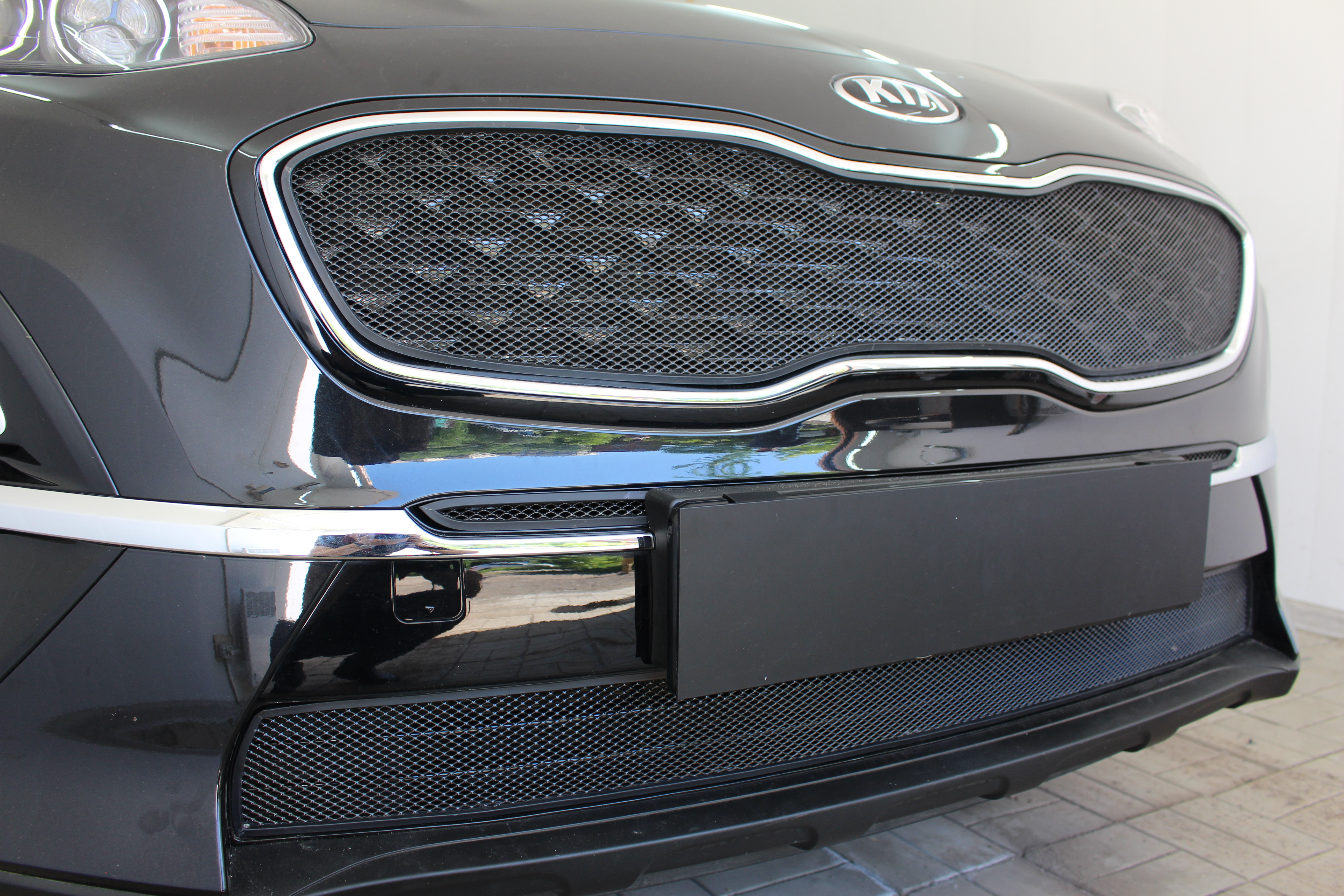 Защитная сетка радиатора верх для Kia Sportage IV Рестайлинг