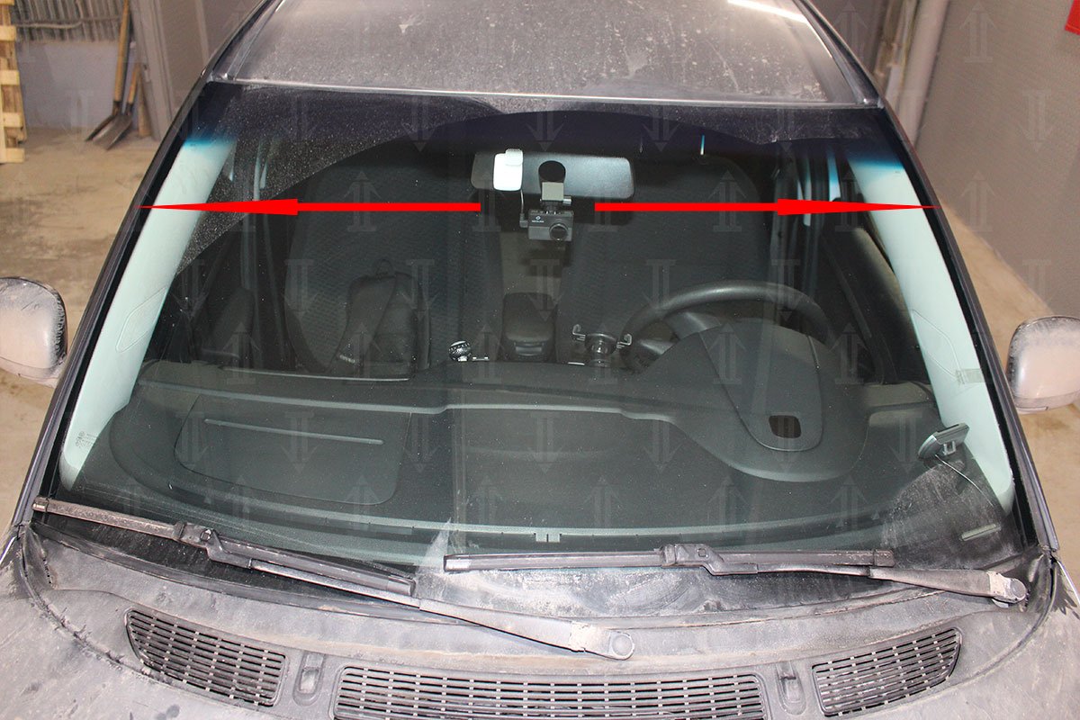 Дефлектор (водосток) лобового стекла для Skoda Roomster I Рестайлинг