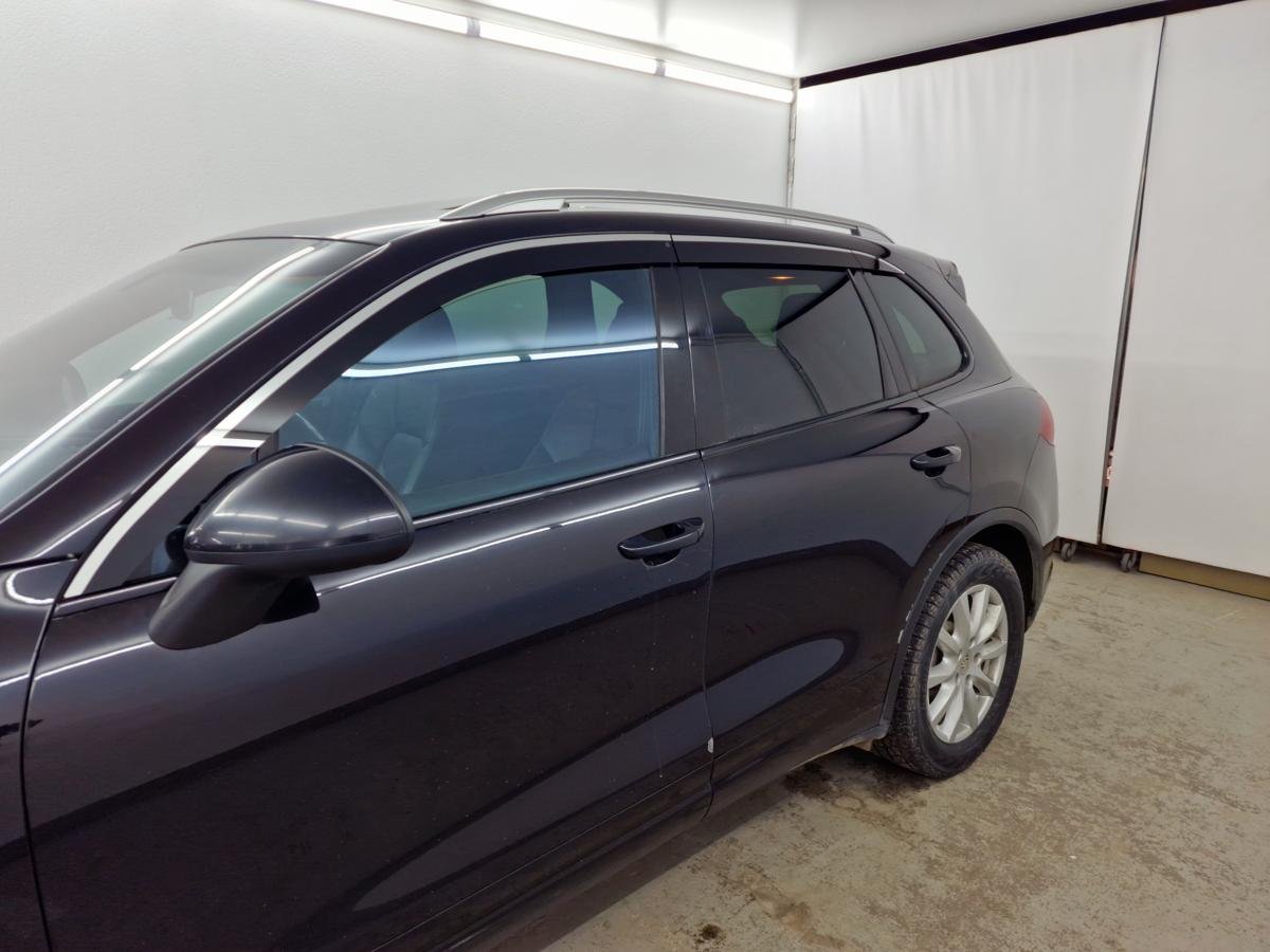 Дефлекторы окон 2D с хром накладками 6 шт. для Porsche Cayenne II Рестайлинг (958)