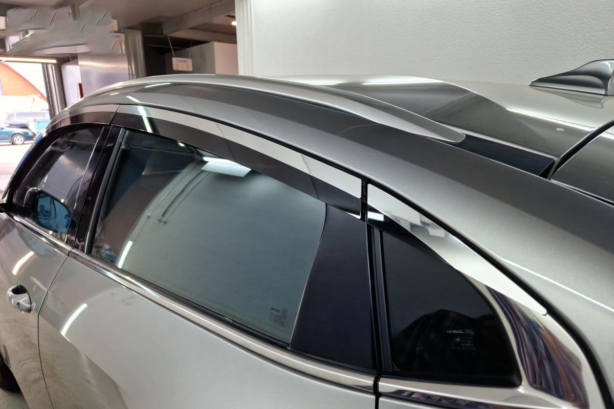 Дефлекторы окон с хром накладками 2D 6 шт для Haval F7x I