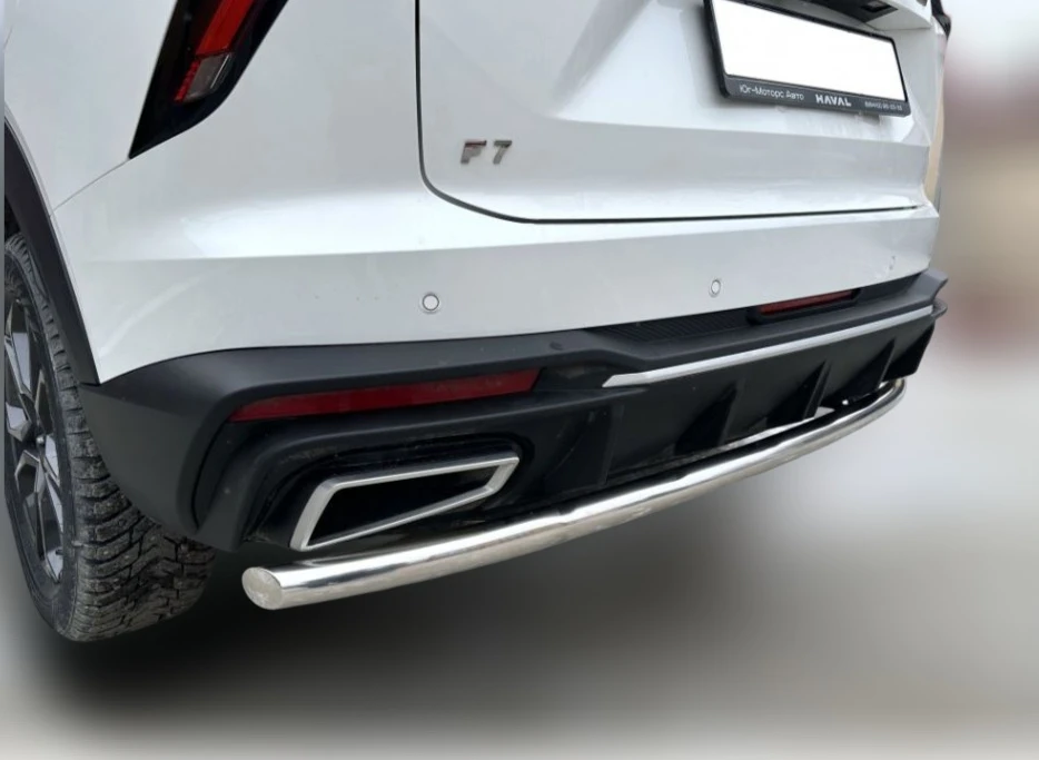Защита заднего бампера d53 мм для Haval F7 II  Юко GWF7.24.11