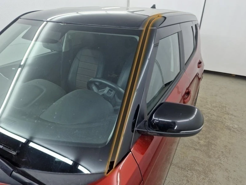 Водосток лобового стекла Премиум для Kia Soul III Черный Стрелка 11 VP.077