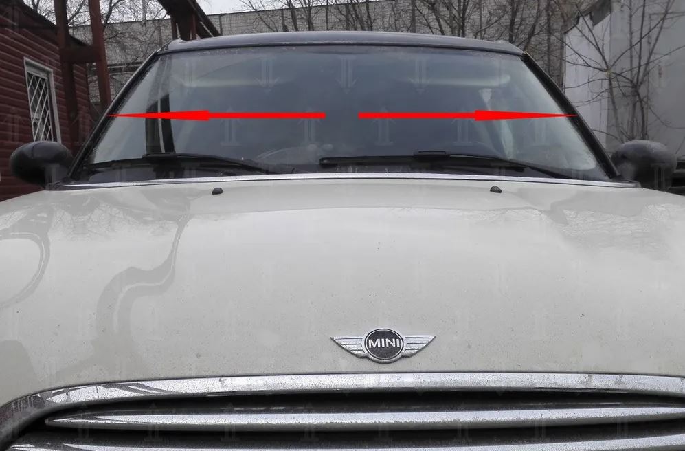 Дефлектор (водосток) лобового стекла для MINI Coupe I