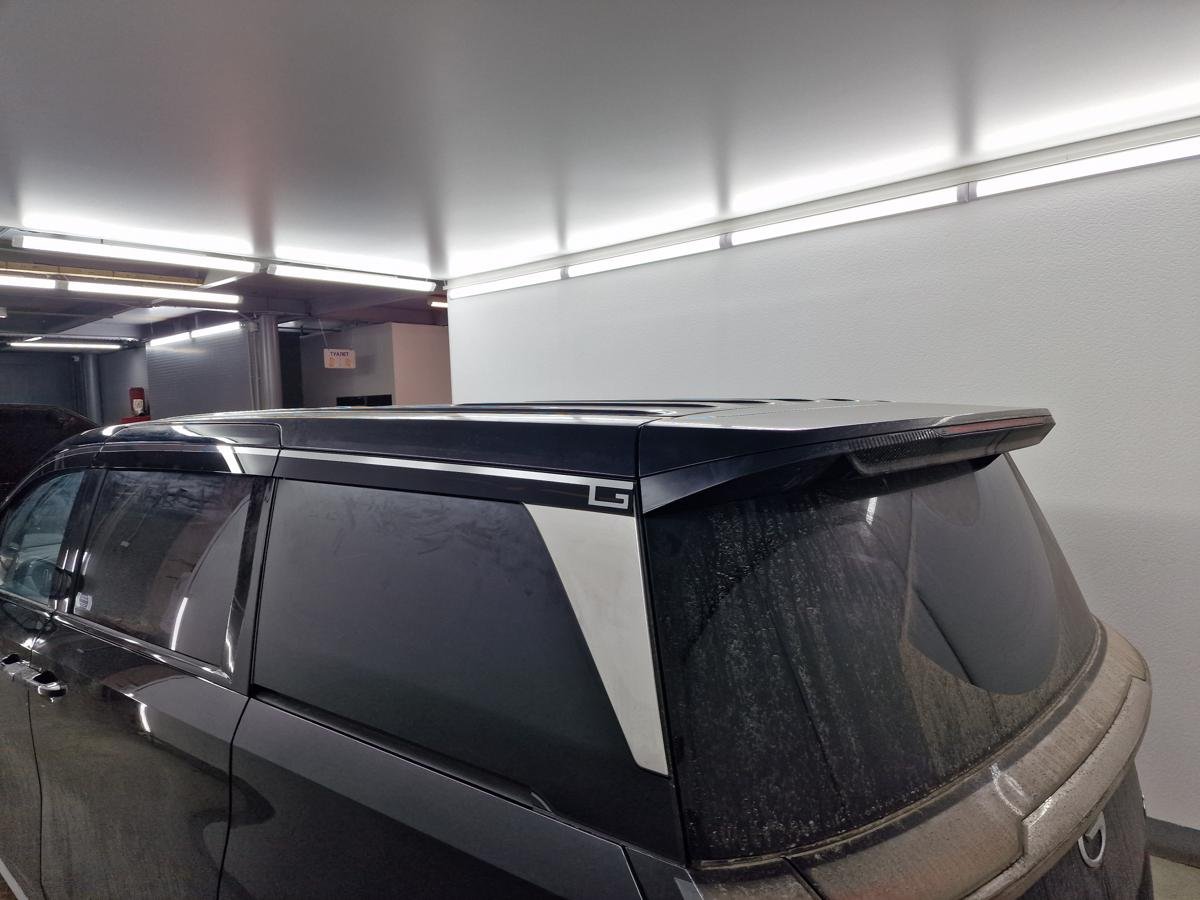 Дефлекторы окон 2D с хром накладками 8 шт. для GAC M8