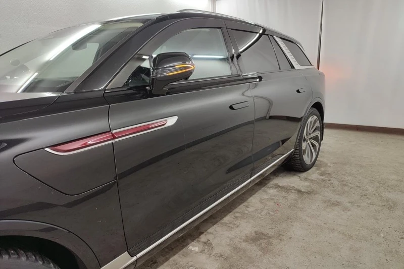 Дефлекторы окон 2D 6 шт для Hongqi E-HS9 Черные Стрелка 11 2D086-6.S11