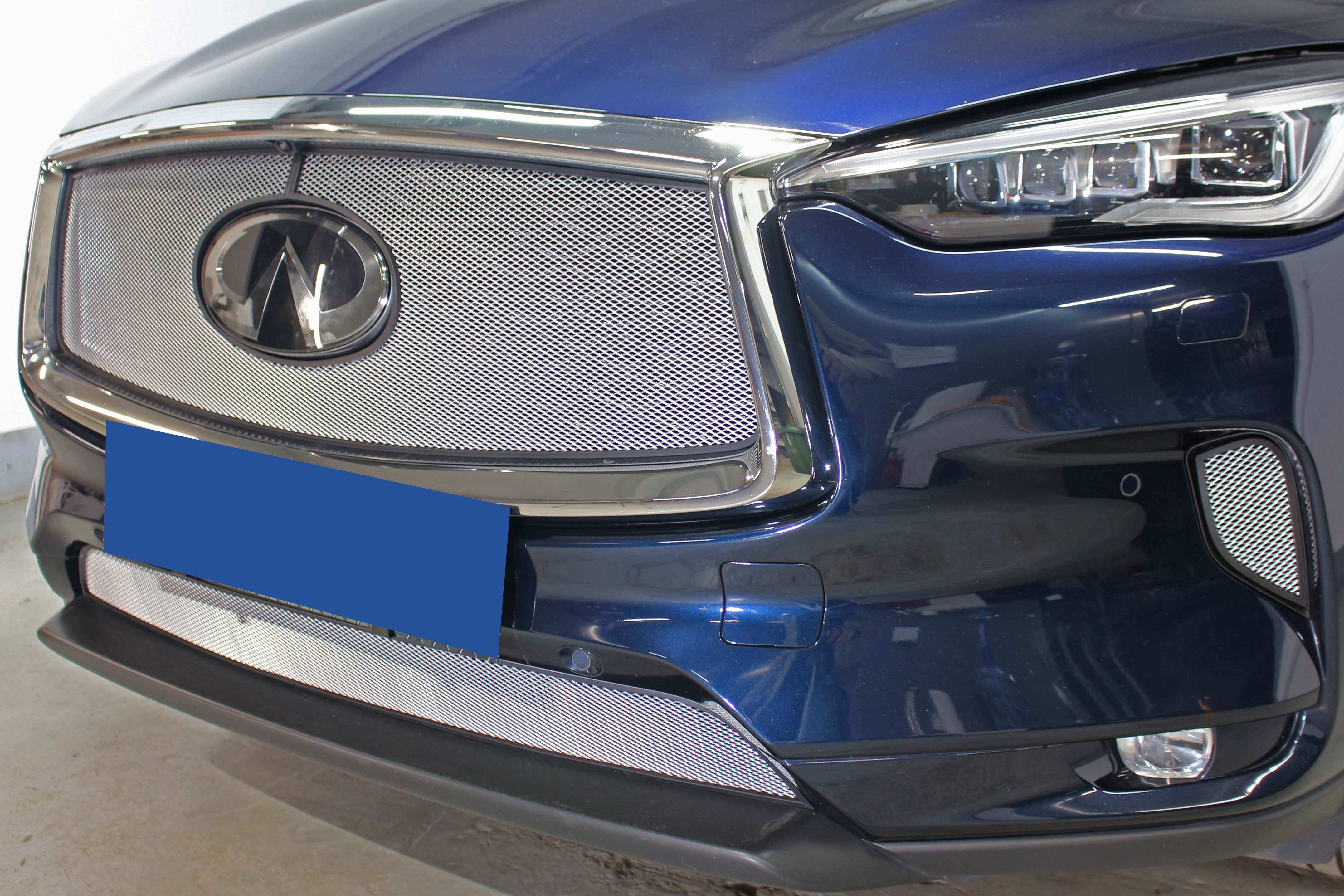 Защитная сетка радиатора верх для Infiniti QX50 II