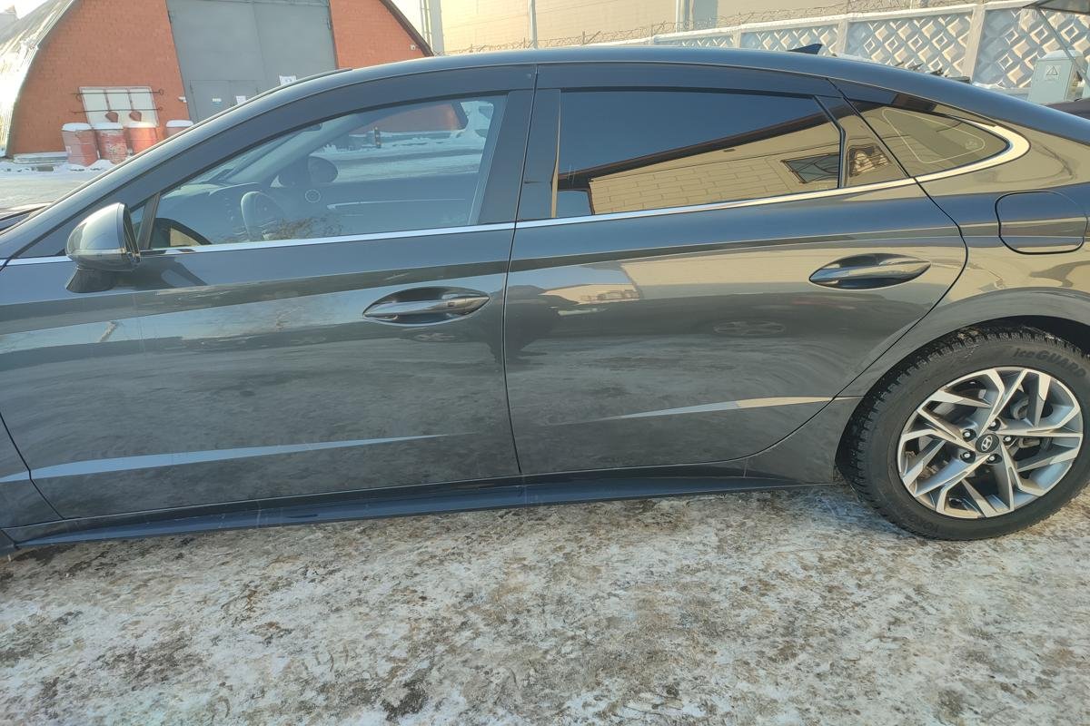 Дефлекторы окон 2D 6 шт для Hyundai Sonata VIII (DN8)