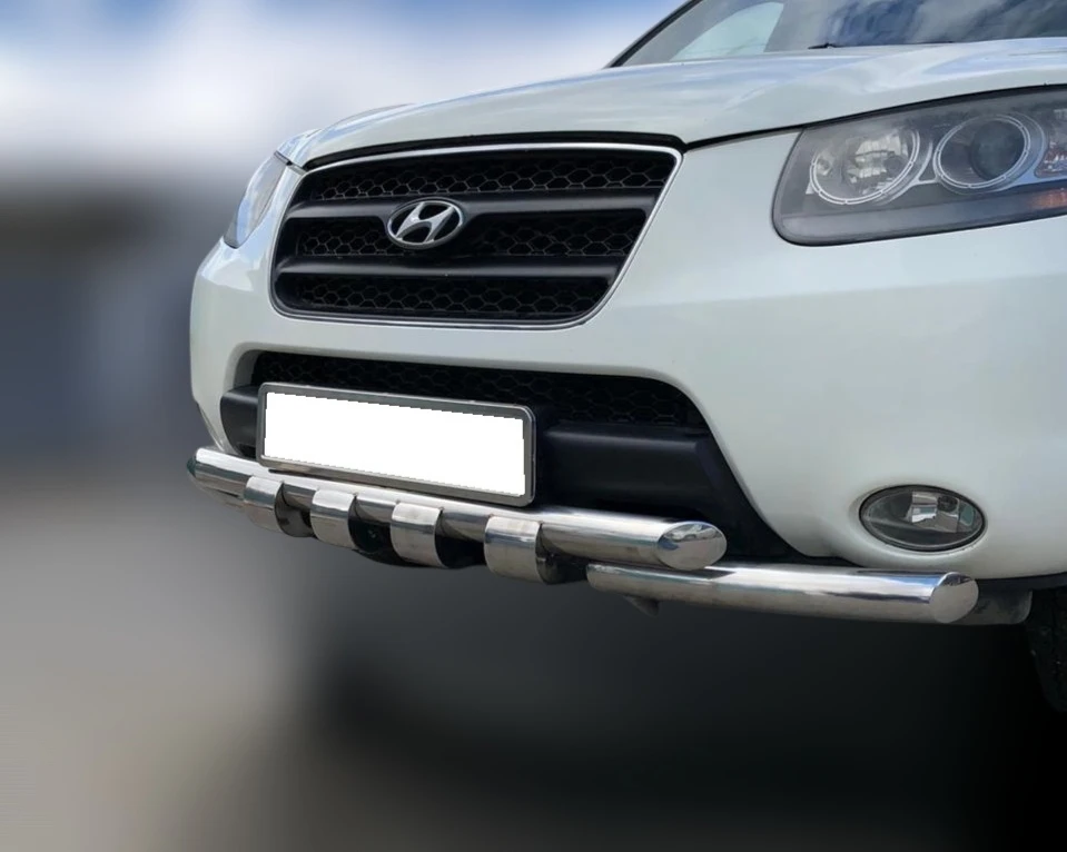 Защита переднего бампера G d60/60 мм для Hyundai Santa Fe II  Юко HYSF.06.05