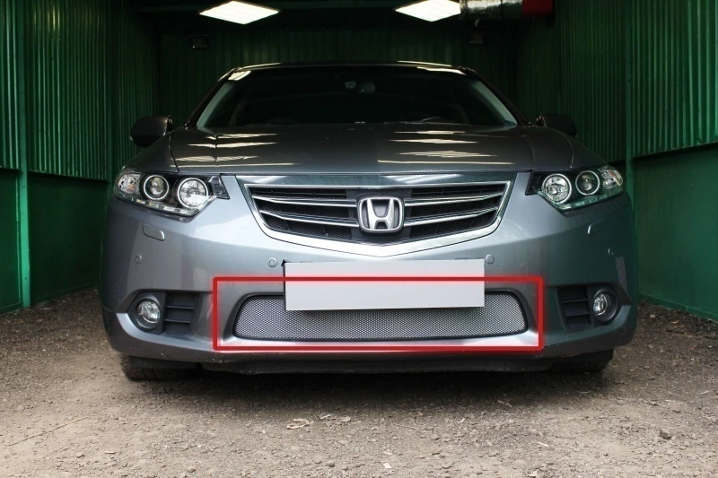 Защитная сетка радиатора для Honda Accord VIII Рестайлинг Хром Стрелка 11 HONAC11.chrome