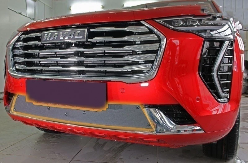 Зимняя заглушка радиатора к съемной сетке низ для Haval Jolion I  Стрелка 11 HAVJ20.bot