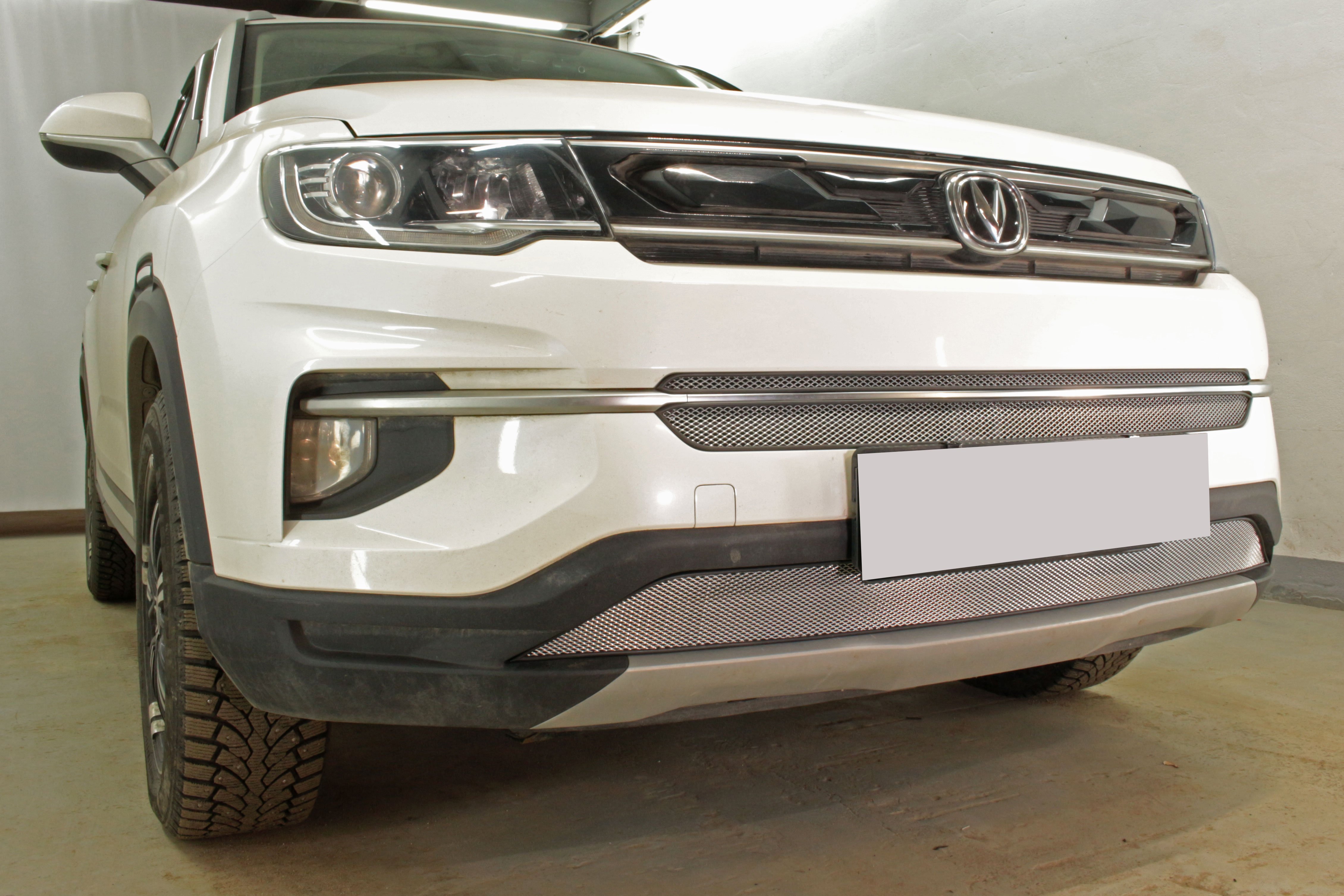 Защитная сетка радиатора верх 2 части для Changan CS35PLUS I