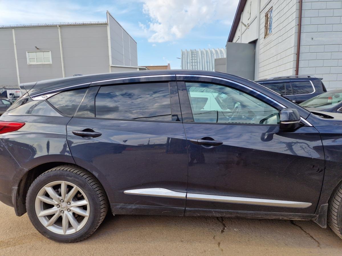 Дефлекторы окон 2D с хром накладками 6 шт. для Acura RDX III