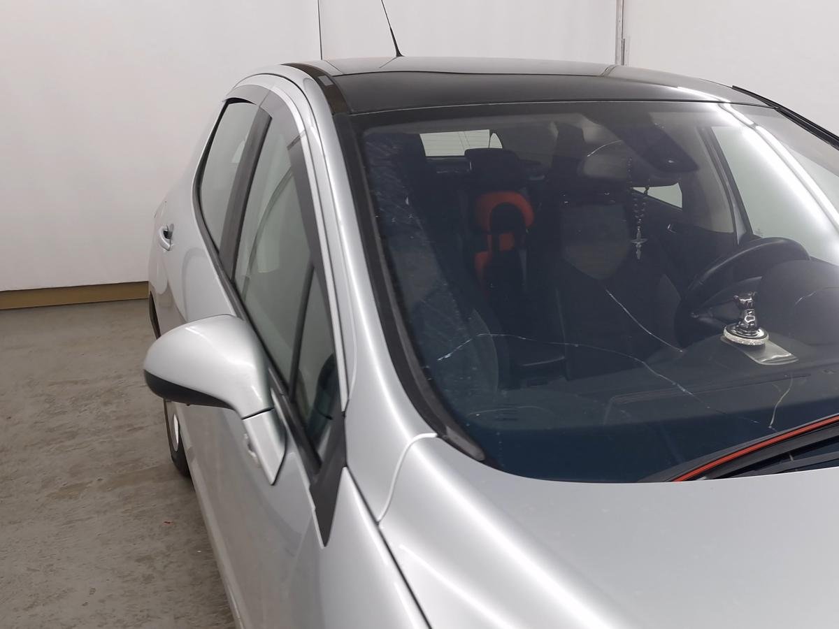 Дефлекторы окон 2D с хром накладками 4 шт. под наклоном для Peugeot 308 I Рестайлинг