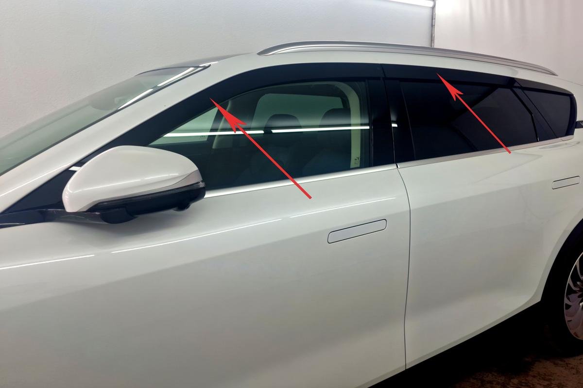 Дефлекторы окон 2D 6 шт. для Voyah Free I Рестайлинг