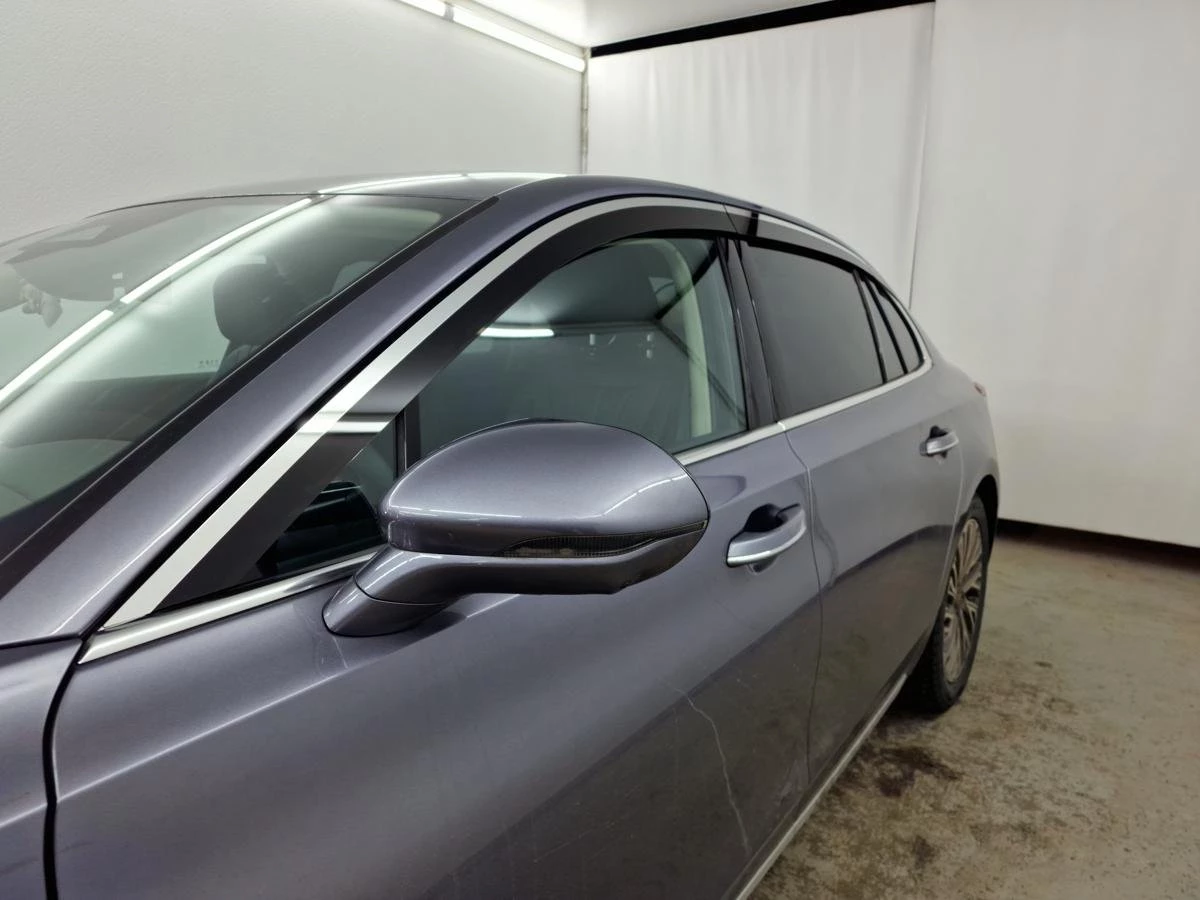 Дефлекторы окон с хром накладками 2D 6 шт для Hongqi H5 II Хром