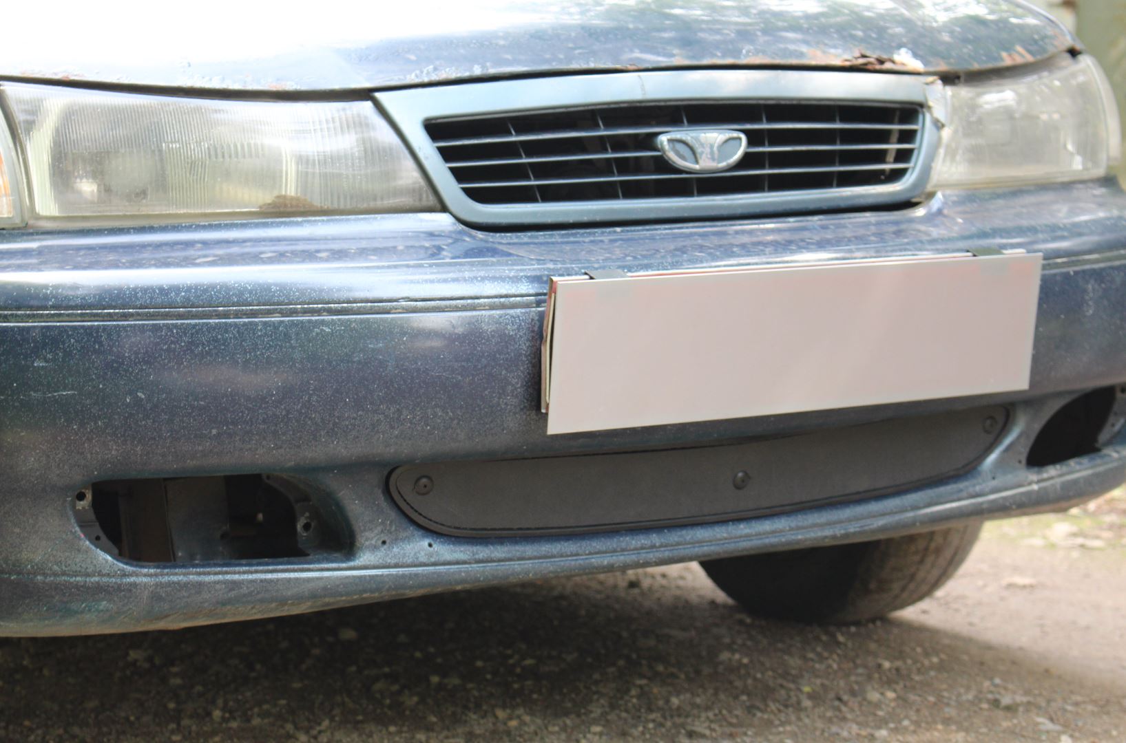 Зимняя заглушка радиатора к съемной сетке для Daewoo Nexia I Рестайлинг