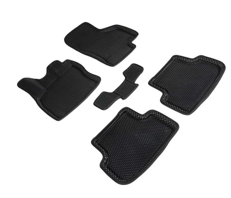 Коврики 3D EVA "РОМБ" для салона для Volkswagen Golf GTI VII Черный Seintex 95356
