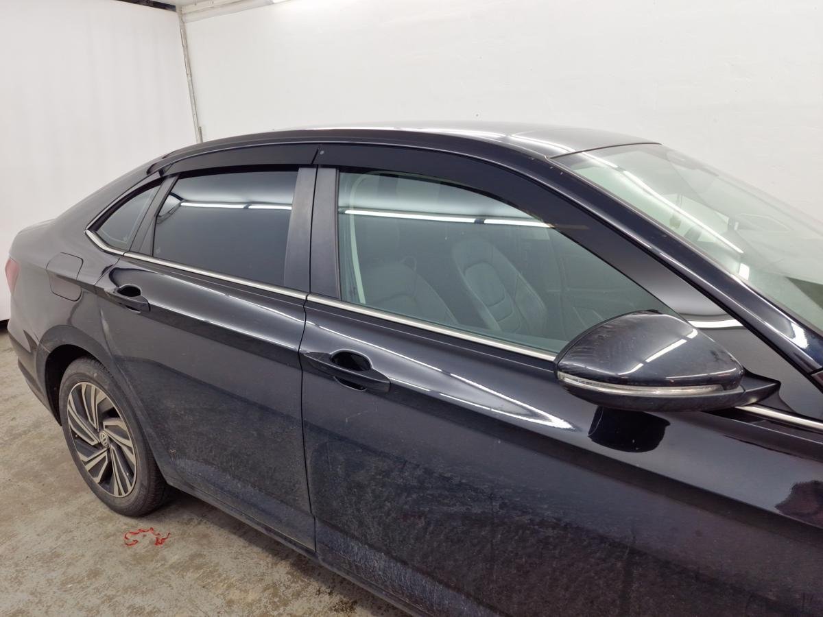 Дефлекторы окон 2D 6 шт. под наклоном для Volkswagen Jetta VII Рестайлинг