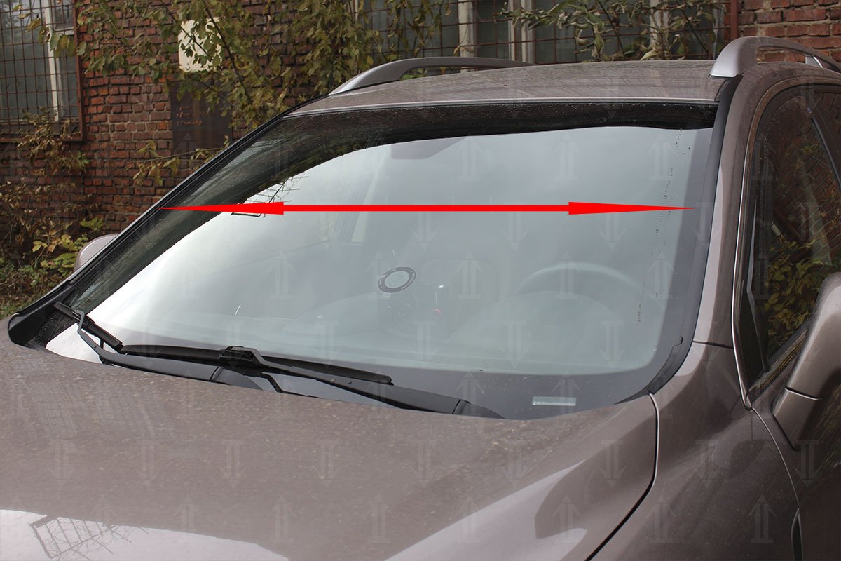 Дефлектор (водосток) лобового стекла для Opel Antara I Рестайлинг