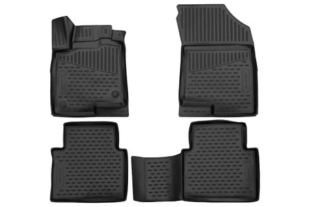 Коврики 3D в салон полиуретан 4шт для Haval Jolion I Черный FORMAT FORMAT.3DA66905210k