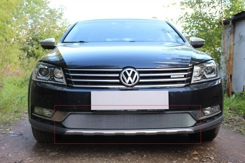 Защитная сетка радиатора для Volkswagen Passat B7 Хром Стрелка 11 WVB7.chrome
