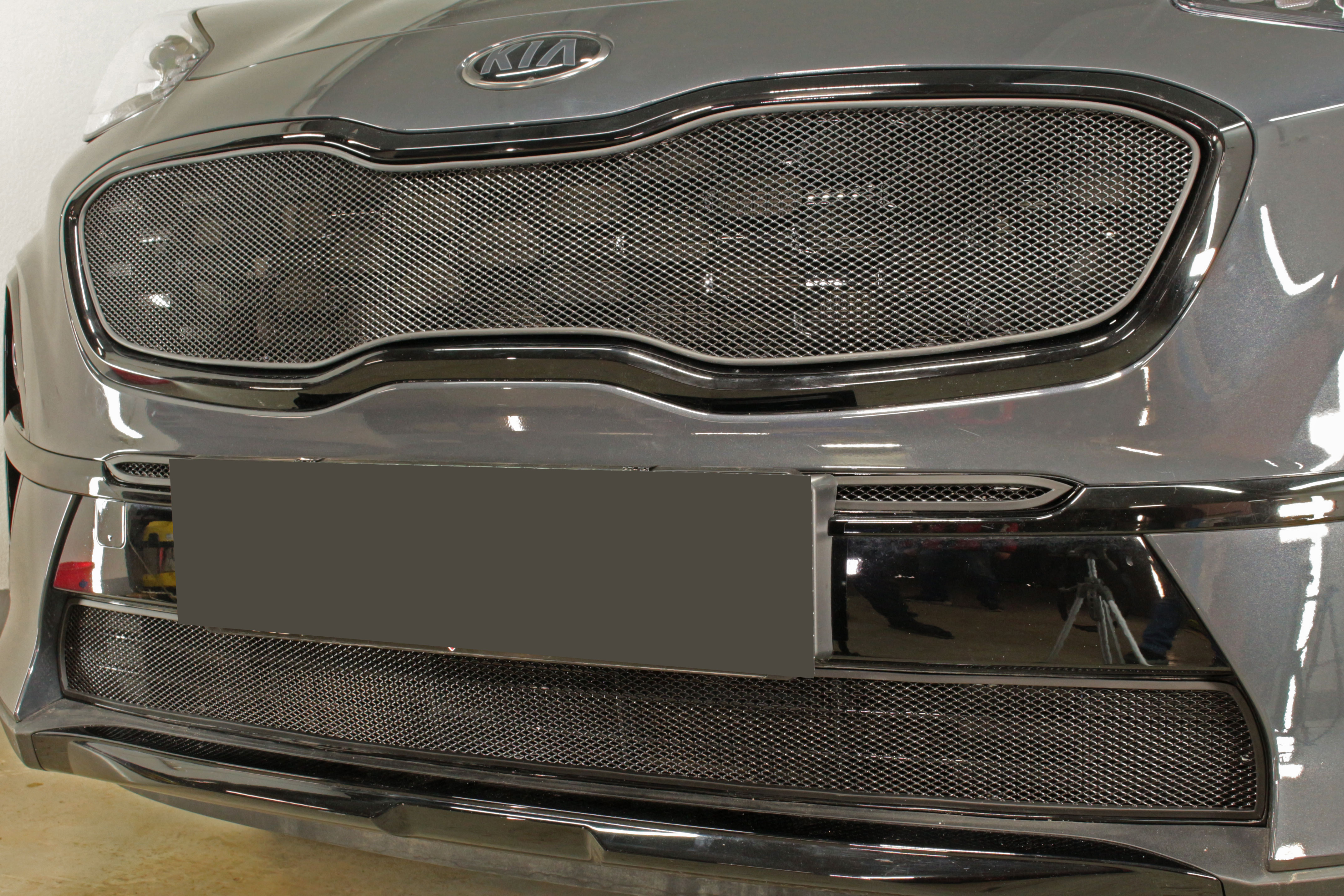 Защитная сетка радиатора верх для Kia Sportage IV Рестайлинг