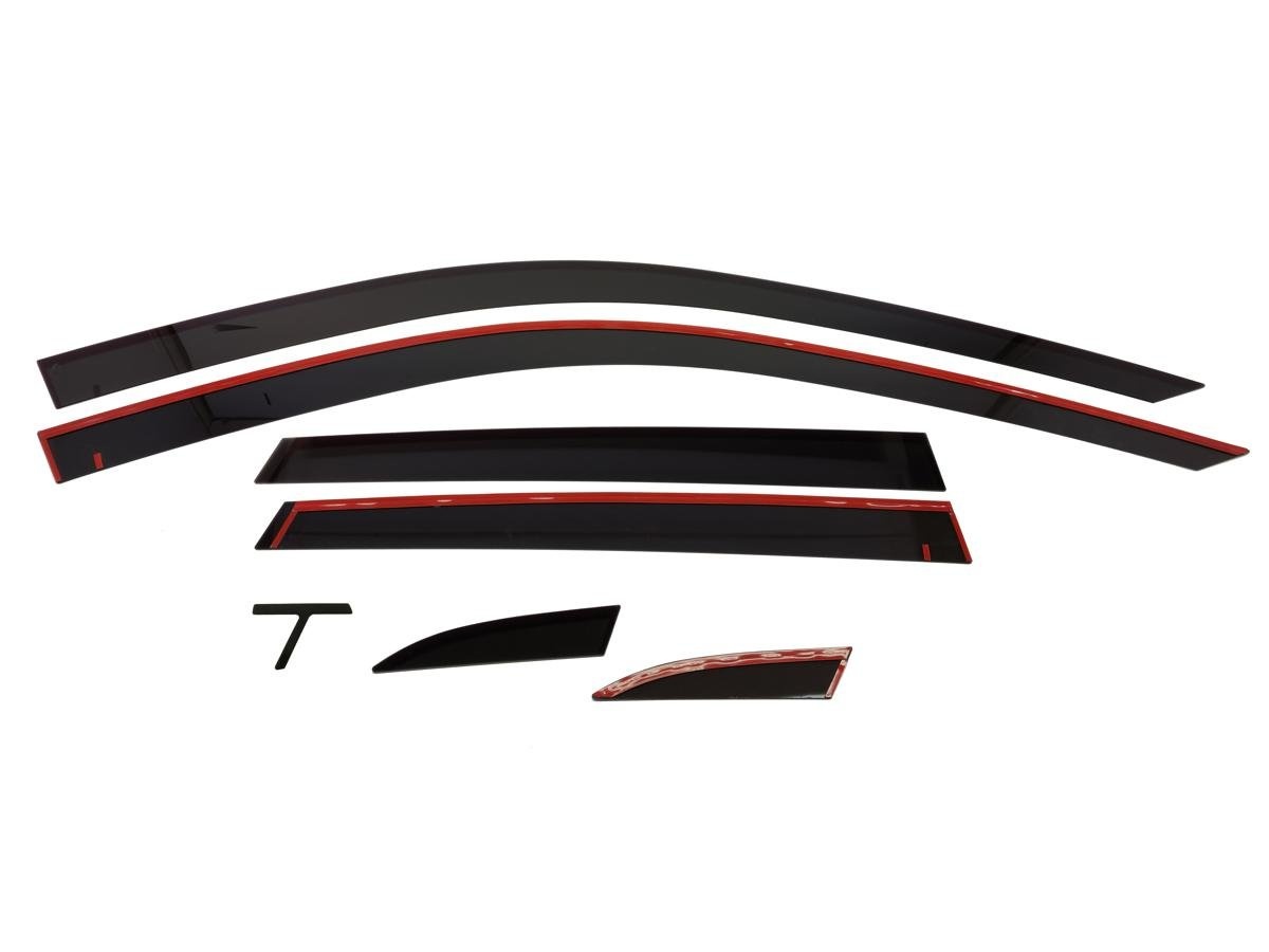 Дефлекторы окон 2D 6 шт (для кузова хэтчбек) для Audi A3 III (8V)