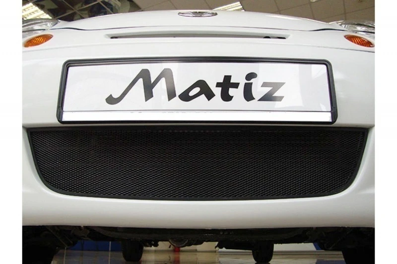 Защитная сетка радиатора низ для Daewoo Matiz I Рестайлинг Черный Стрелка 11 DMAT.black