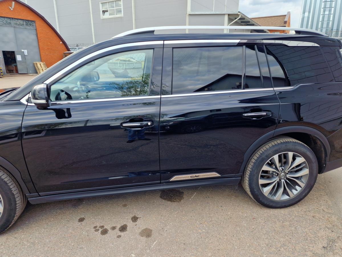 Дефлекторы окон с хром накладками 2D 6 шт для GAC GS8 I