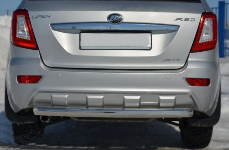 Защита заднего бампера d60 мм для Lifan X60 I  Юко LFX60.11.13